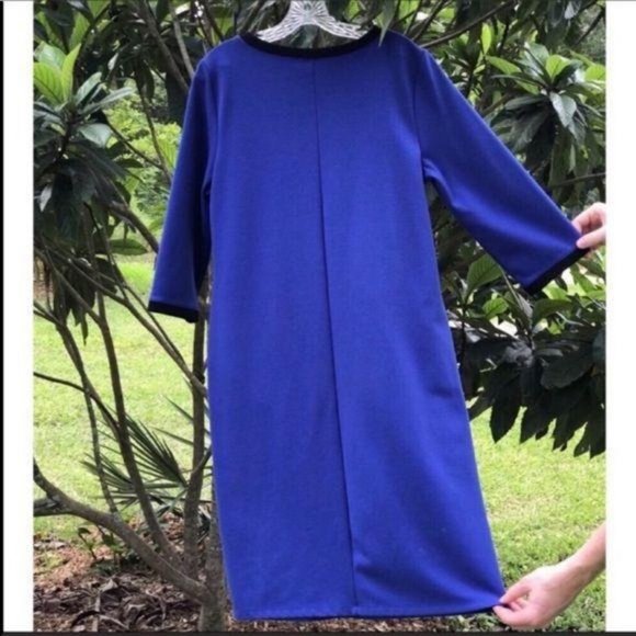 Appleseeds Blue Large 3/4 Sleeve Dress - Picture 2 of 7